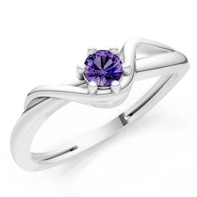 Dainty Sculpted Wave Ring