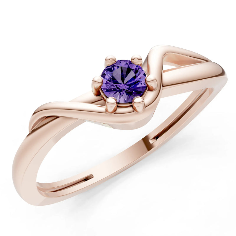 Dainty Sculpted Wave Ring