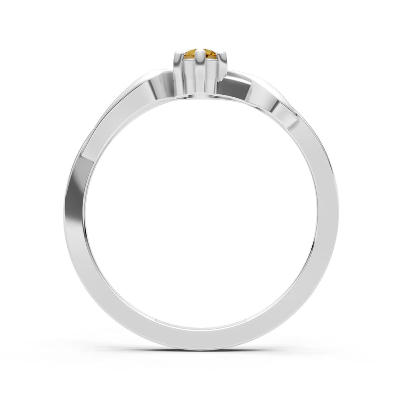 Dainty Sculpted Wave Ring