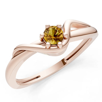 Dainty Sculpted Wave Ring