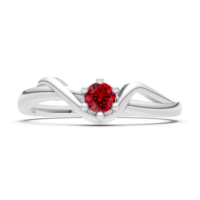 Dainty Sculpted Wave Ring