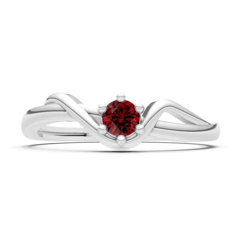 Dainty Sculpted Wave Ring