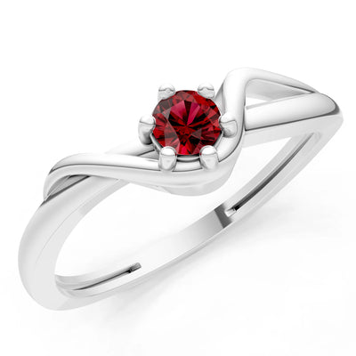 Dainty Sculpted Wave Ring
