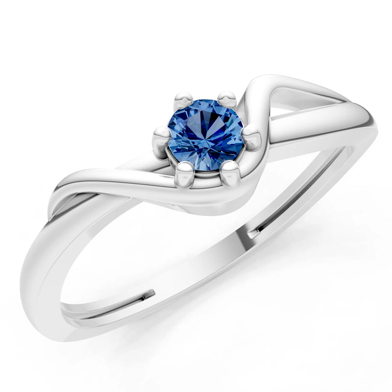Dainty Sculpted Wave Ring