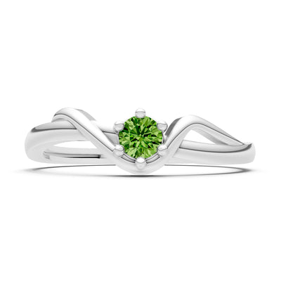Dainty Sculpted Wave Ring