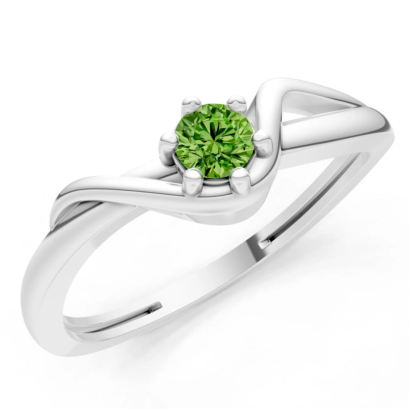 Dainty Sculpted Wave Ring