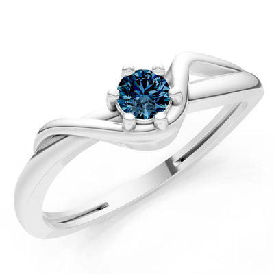 Dainty Sculpted Wave Ring