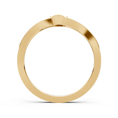 Dainty Bypass Embrace Ring