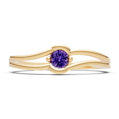 Dainty Bypass Embrace Ring