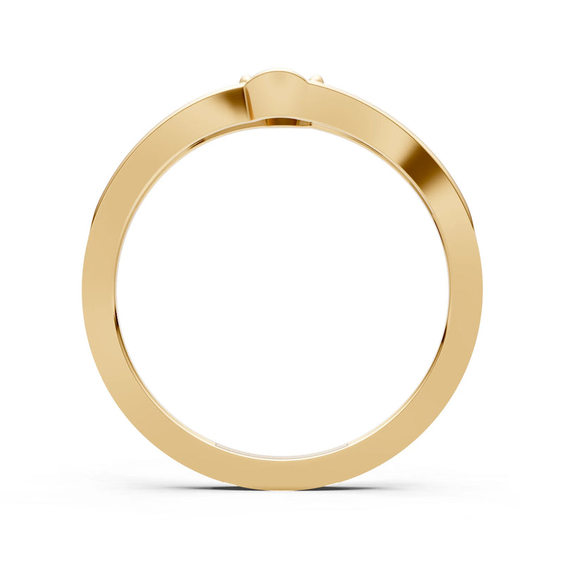Dainty Bypass Embrace Ring