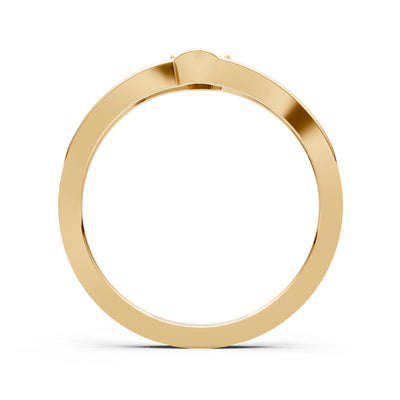Dainty Bypass Embrace Ring