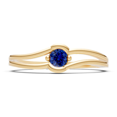 Dainty Bypass Embrace Ring