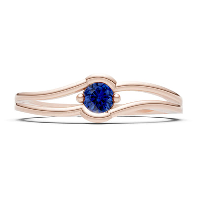 Dainty Bypass Embrace Ring