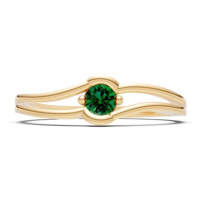 Dainty Bypass Embrace Ring
