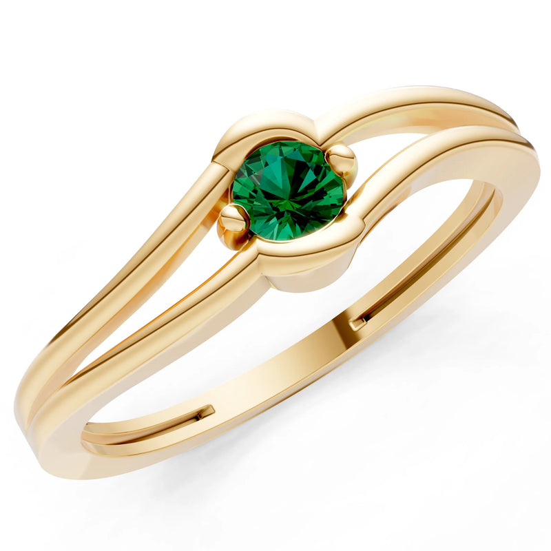 Dainty Bypass Embrace Ring