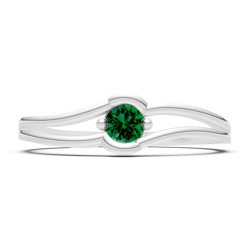 Dainty Bypass Embrace Ring
