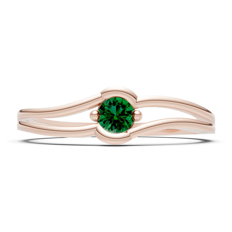 Dainty Bypass Embrace Ring