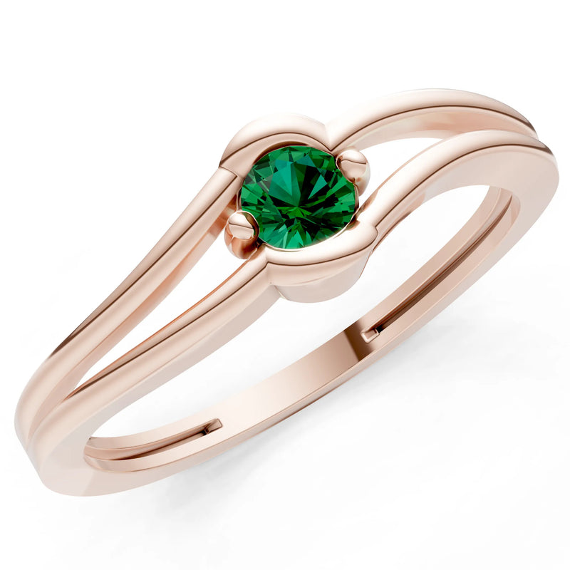 Dainty Bypass Embrace Ring