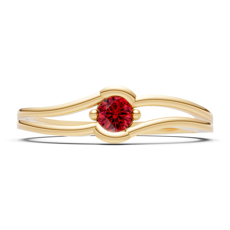 Dainty Bypass Embrace Ring