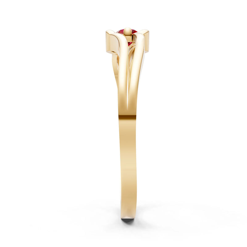 Dainty Bypass Embrace Ring