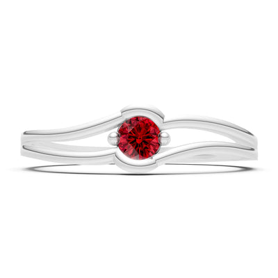 Dainty Bypass Embrace Ring