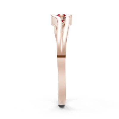 Dainty Bypass Embrace Ring