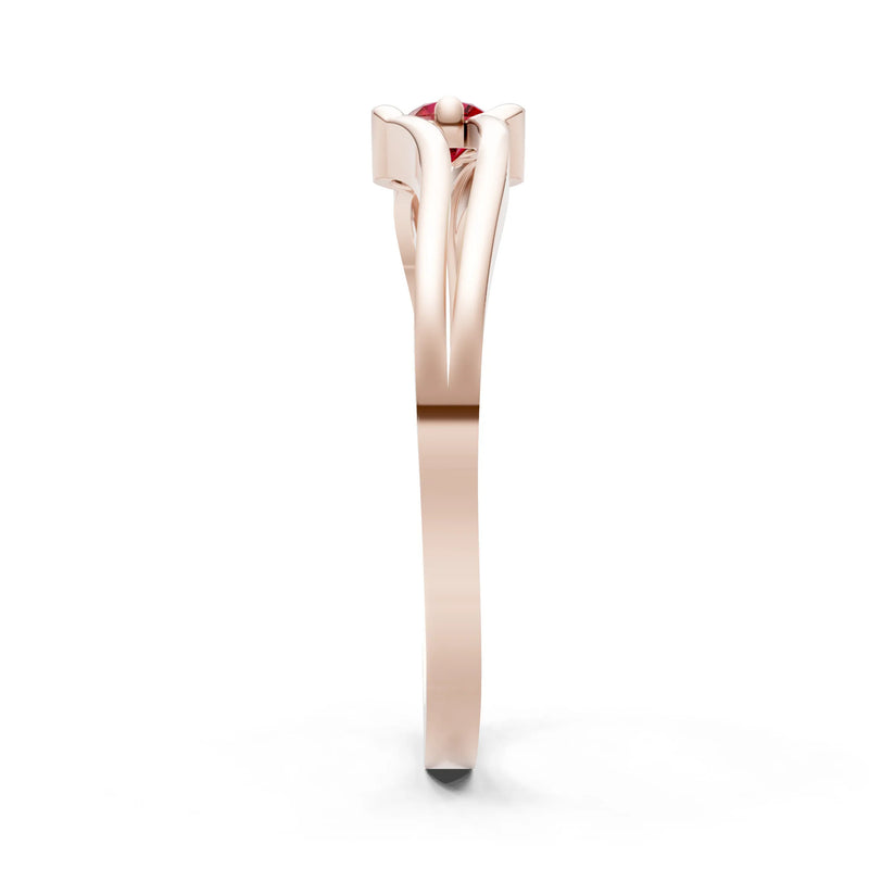 Dainty Bypass Embrace Ring