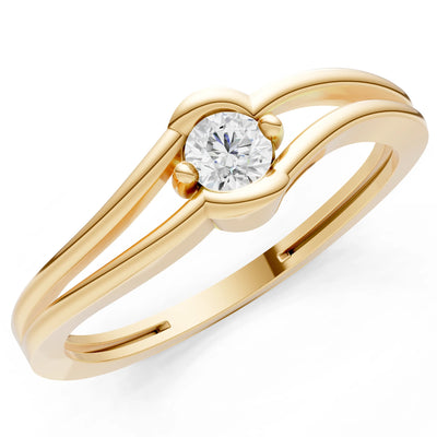 Dainty Bypass Embrace Ring