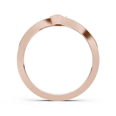 Dainty Bypass Embrace Ring