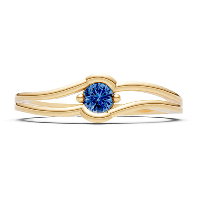 Dainty Bypass Embrace Ring