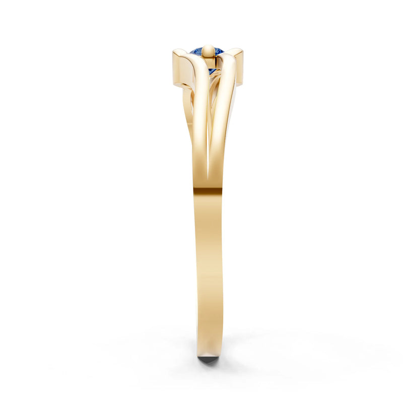 Dainty Bypass Embrace Ring