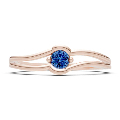 Dainty Bypass Embrace Ring