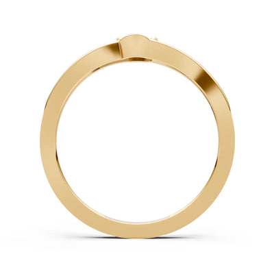 Dainty Bypass Embrace Ring