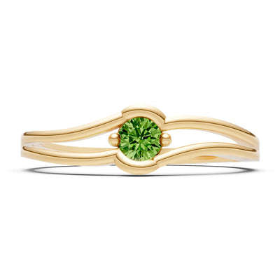 Dainty Bypass Embrace Ring