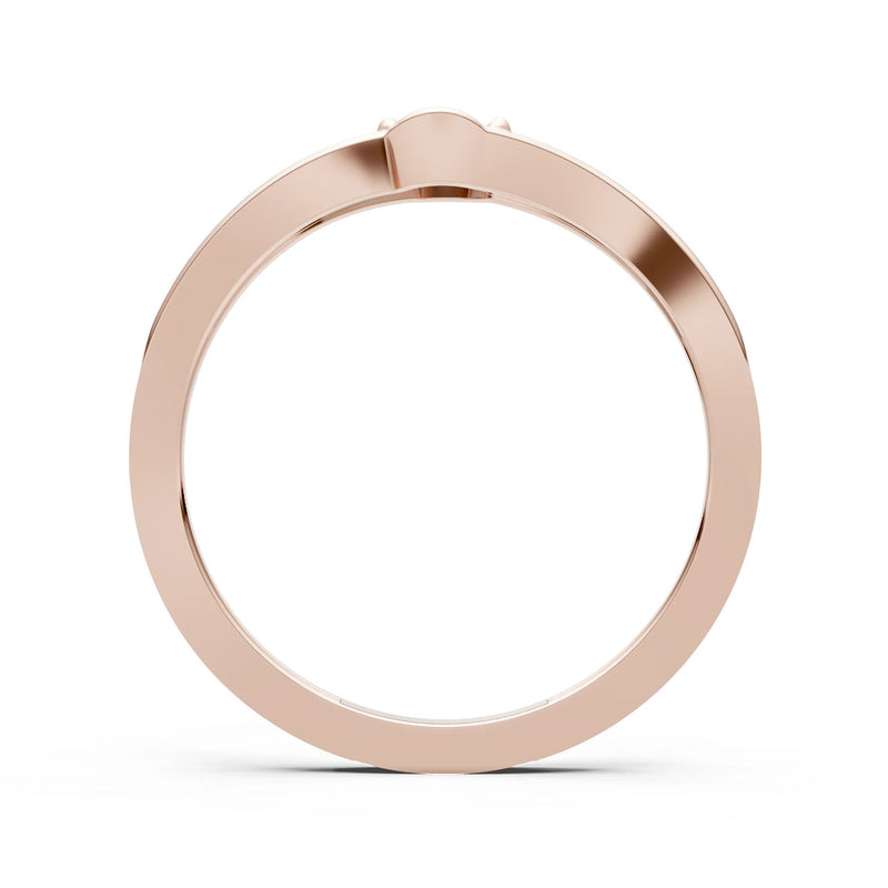 Dainty Bypass Embrace Ring
