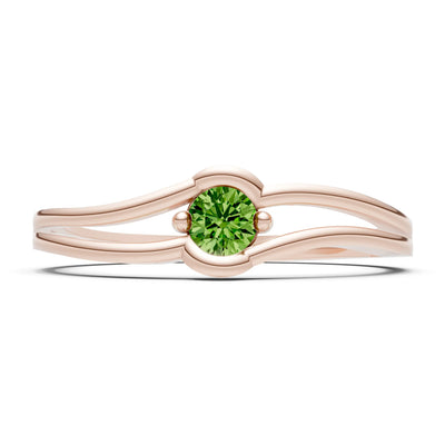 Dainty Bypass Embrace Ring