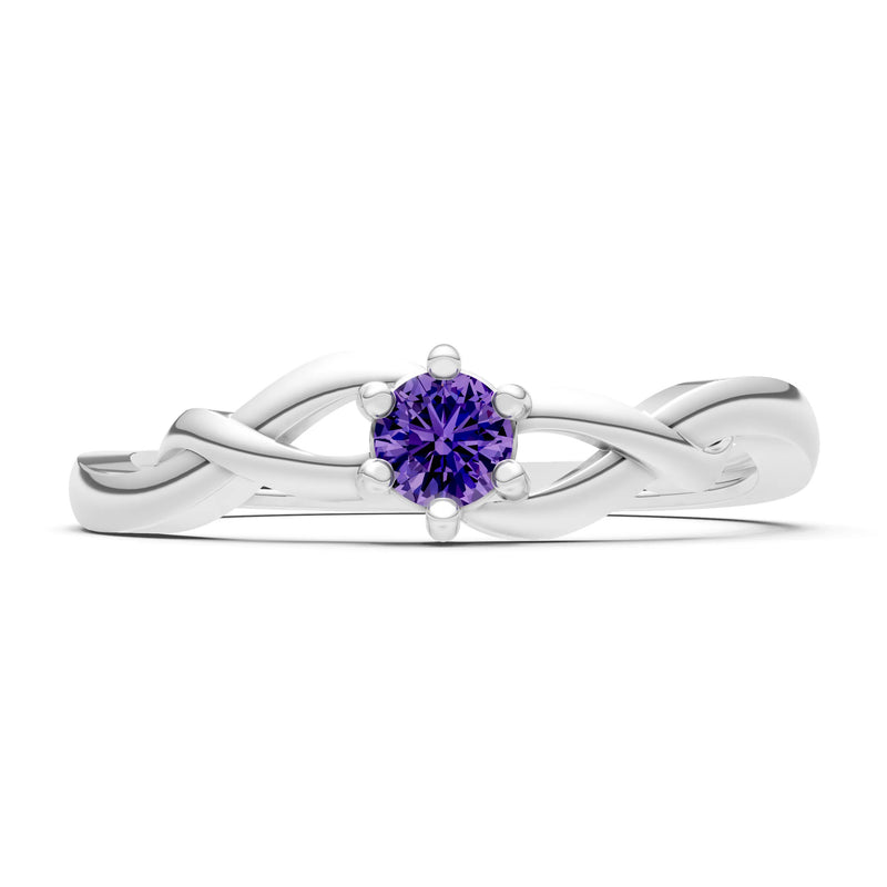 Dainty Celtic-Inspired Interwoven Ring