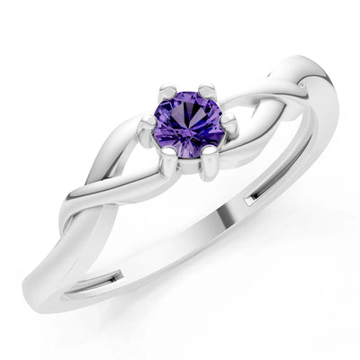 Dainty Celtic-Inspired Interwoven Ring