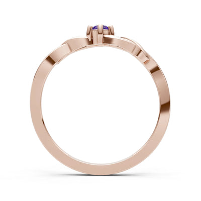 Dainty Celtic-Inspired Interwoven Ring