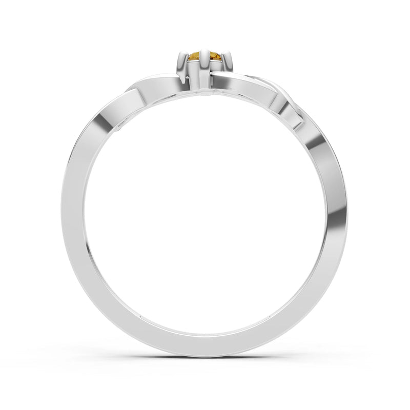 Dainty Celtic-Inspired Interwoven Ring