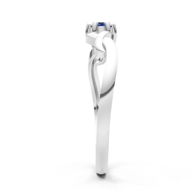 Dainty Celtic-Inspired Interwoven Ring