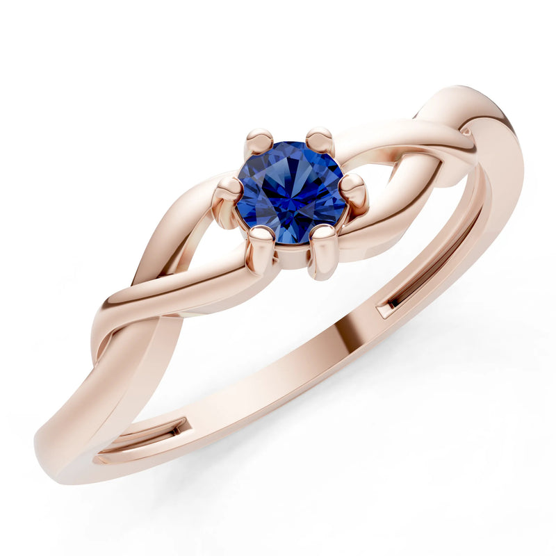 Dainty Celtic-Inspired Interwoven Ring