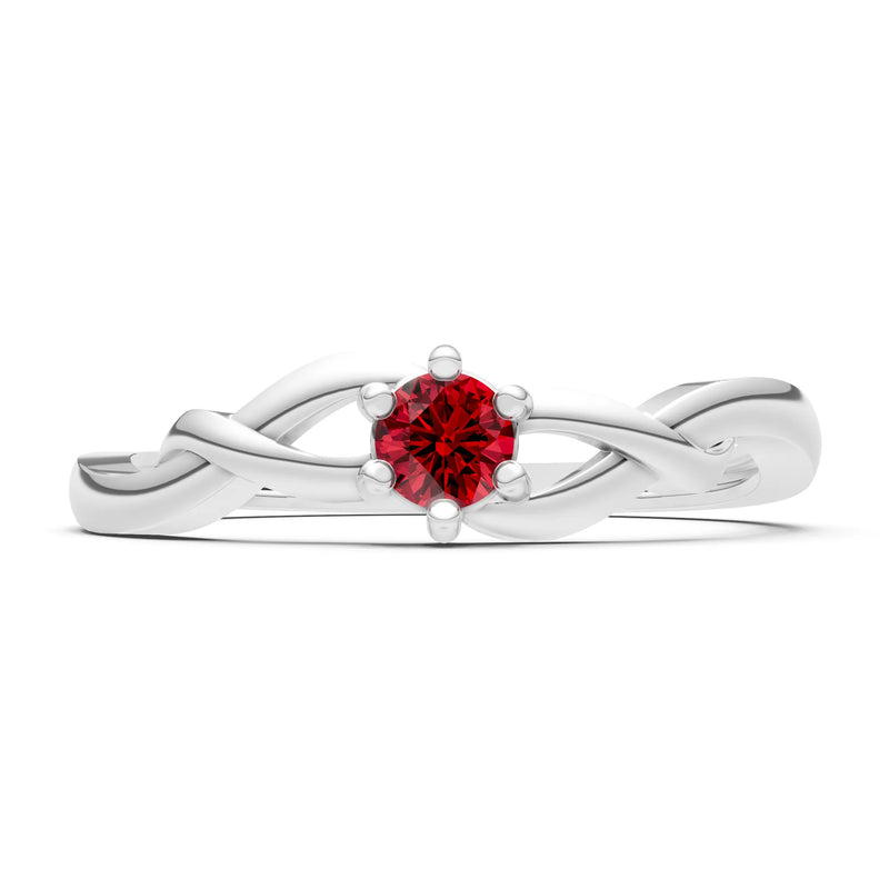 Dainty Celtic-Inspired Interwoven Ring