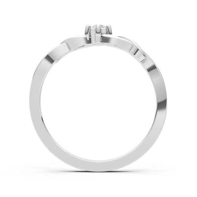 Dainty Celtic-Inspired Interwoven Ring