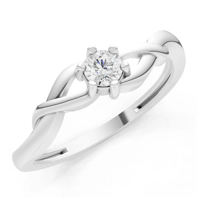 Dainty Celtic-Inspired Interwoven Ring