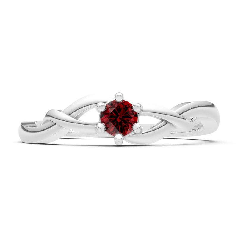 Dainty Celtic-Inspired Interwoven Ring