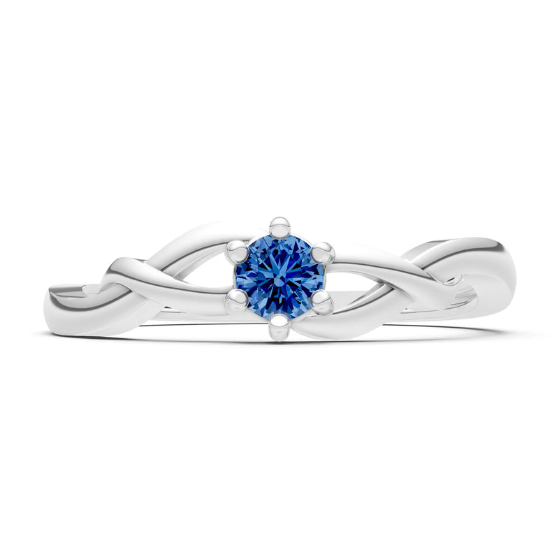 Dainty Celtic-Inspired Interwoven Ring