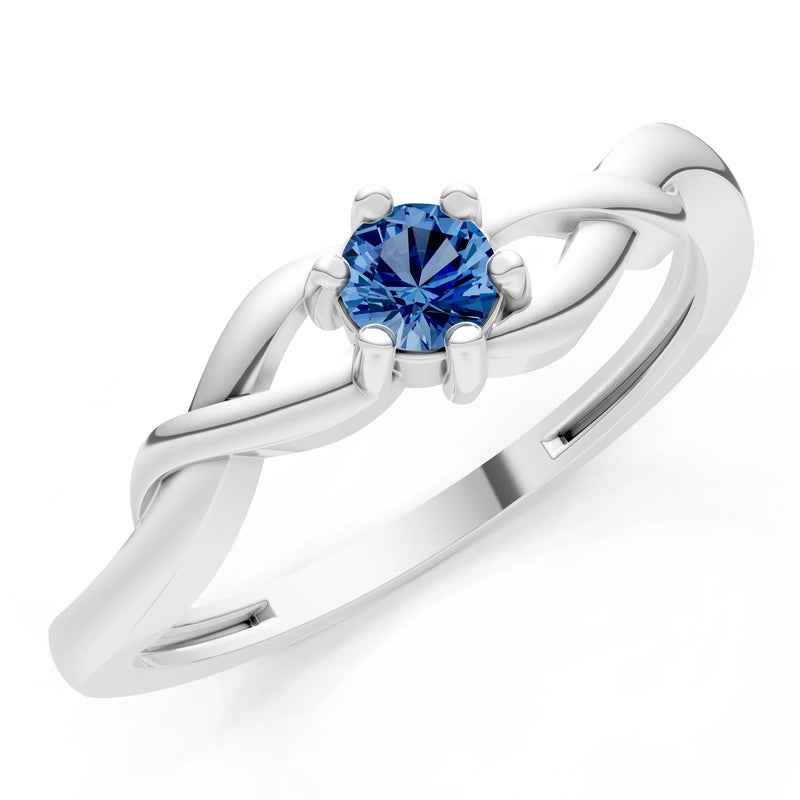 Dainty Celtic-Inspired Interwoven Ring