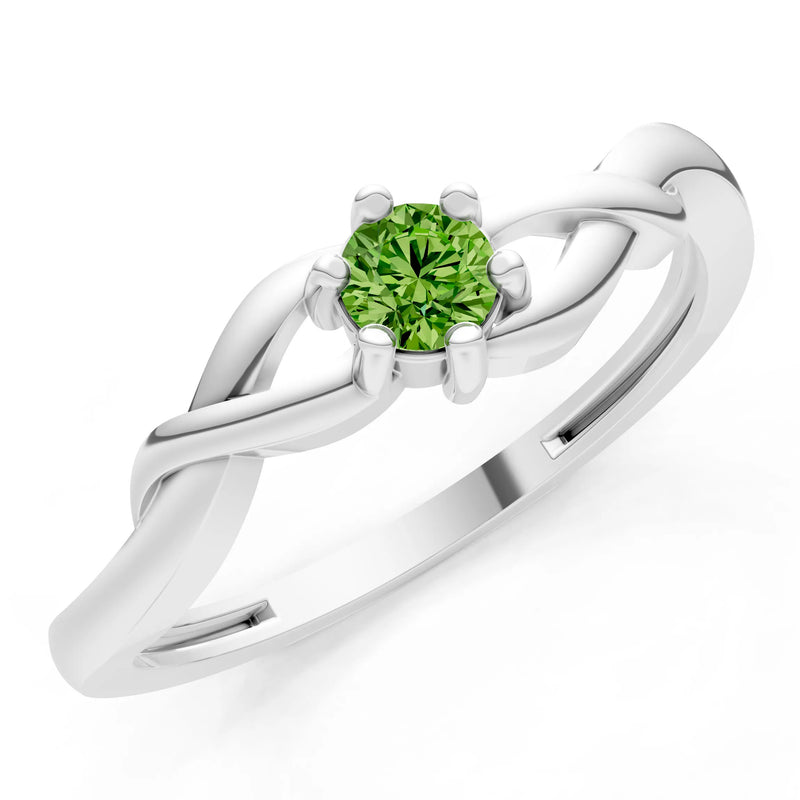 Dainty Celtic-Inspired Interwoven Ring