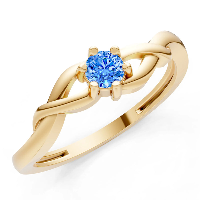 Dainty Celtic-Inspired Interwoven Ring